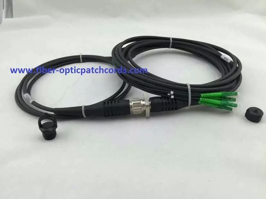 ODC a LC/APC 4 núcleos de cable de parche de fibra óptica, exterior impermeable a agua de modo único de fibra óptica cable ODC-LC 4fibra