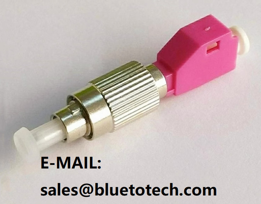 Violet LC/UPC Female To FC/UPC Male OM4 MM Fiber Optic Hybrid Adapter FC/UPC Male To LC/UPC Female Multi Mode