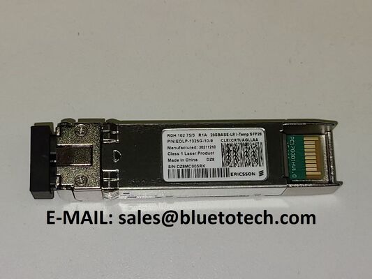 Ericsson EOLP-1325G-10-9 RDH 102 75/3 R1A 25G LR 10km SFP28 SMF 1310nm LC Transceiver