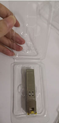 RJ45 Copper SFP Cover Clamshell Transceiver Plastic Box 1.25G 10G RJ45G SFP