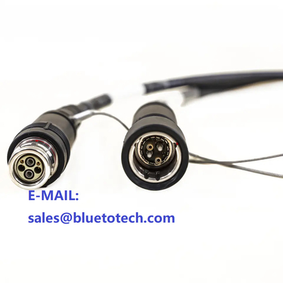 3K93C 2 la fibra 2 acciona el cordón de remiendo híbrido de la fibra óptica al aire libre híbrida eléctrica del cable