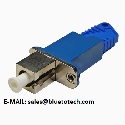 Adaptadores híbridos de fibra óptica E2000/UPC a LC/UPC Modelo único Color azul Simplex E2000 a LC Modulo único Simplex Adaptador híbrido de fibra óptica