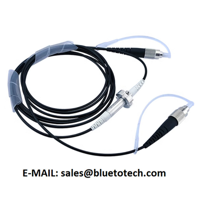 Fibra óptica articulaciones giratorias Fibra óptica anillo rotativo rotativo 1Fibra FC conector modelo único de larga duración Cable negro