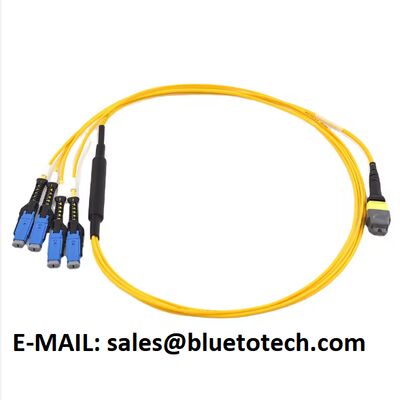 Cable de conexión de fibra óptica MTP/APC a MDC/UPC 8 núcleos, modelo único, cable troncal OFNP, cable de conexión de fibra óptica de 8 fibras MTP a MDC SM