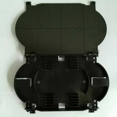 Recinto material de la fibra óptica del ABS, 12 bandeja de la fibra óptica de la fibra de la base 12