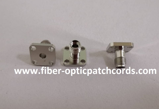 Interfaz de fibra óptica del reborde de la base de adaptador de la cabeza SMA905 del bulto del adaptador de la fibra óptica SMA905